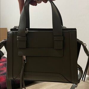 Forever 21 Olive Top-Handle Satchel